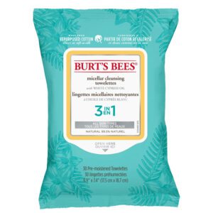 Burt’s Bees Micellar Cleansing Towelettes White Cypress Oil Skin Care