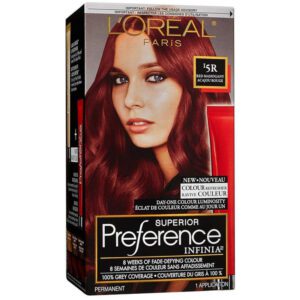 L'oreal Superior Preference Fade-defying Colour - Red Mahogany 5r