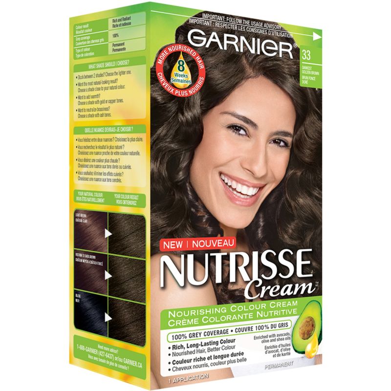 Nutrisse Cream Color Darkest Golden Brown 33