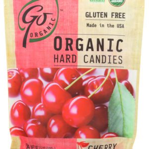 Go Organic Hard Candy – Cherry – 3.5 Oz , 3.5 Oz Confections