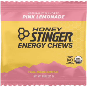 Honey Stinger Organic Energy Chews, Pink Lemonade, 12 Ct Diet/Nutritional Supplements
