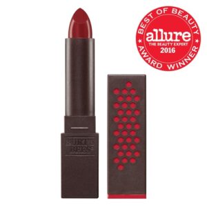 Burt's Bees Lipstick - Scarlet Soaked - Bright Red