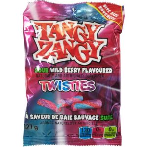Tangy Zangy Sour Wild Berry Twisties Confections