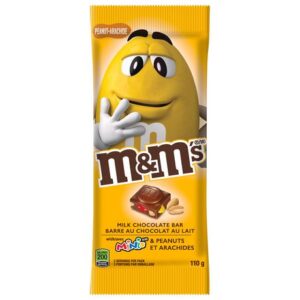 M & M’s Minis And Peanuts, Milk Chocolate Bar, 110g Candy