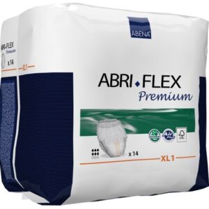 41863101 White Large Abri-Flex Premium L1 Adult Moderate Absorbent Underwear Home Health Care
