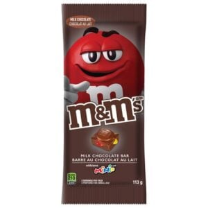 M&m Minis Lait Barre Famille 113 G