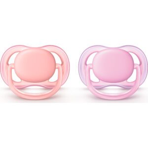Philips Avent Ultra Air Pacifier Pink And Peach Baby Needs