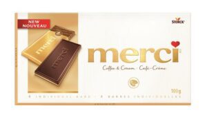 Merci Coffee & Cream Chocolate Bar Candy
