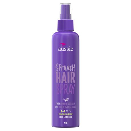 For Curly Hair – Aussie Sprunch Non-Aerosol Hairspray with Jojoba Oil & Sea Kelp Hair Care