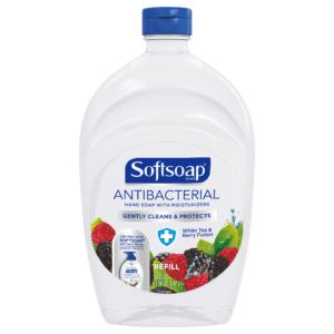 Softsoap Antibacterial Liquid Hand Soap Refill – White Tea & Berry – 50 Fl Oz Skin Care
