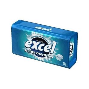 Excel – Menthes, Menthe Poivrée, 34 G Gum
