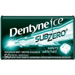 Dentyne Ice Sub Zero Avalanche Menthe 1Pc Confections