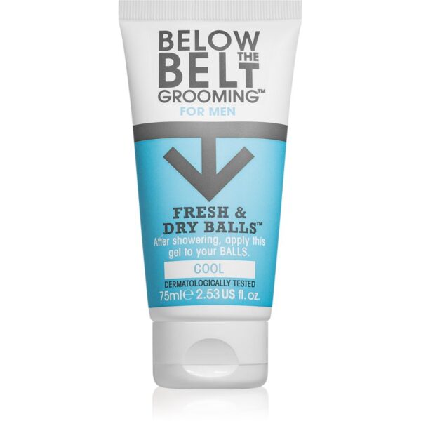 Below The Belt Grooming Cool Intimate Hygiene Gel For Men 75 Ml Hand And Body Care