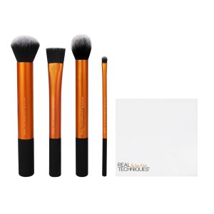 Real Techniques Flawless Base Makeup Brush Set, 5 Pcs Cosmetic Accessories