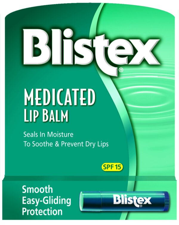 Blistex Medicated Lip Balm, Spf 15 Original – 0.15 Oz Lip Care