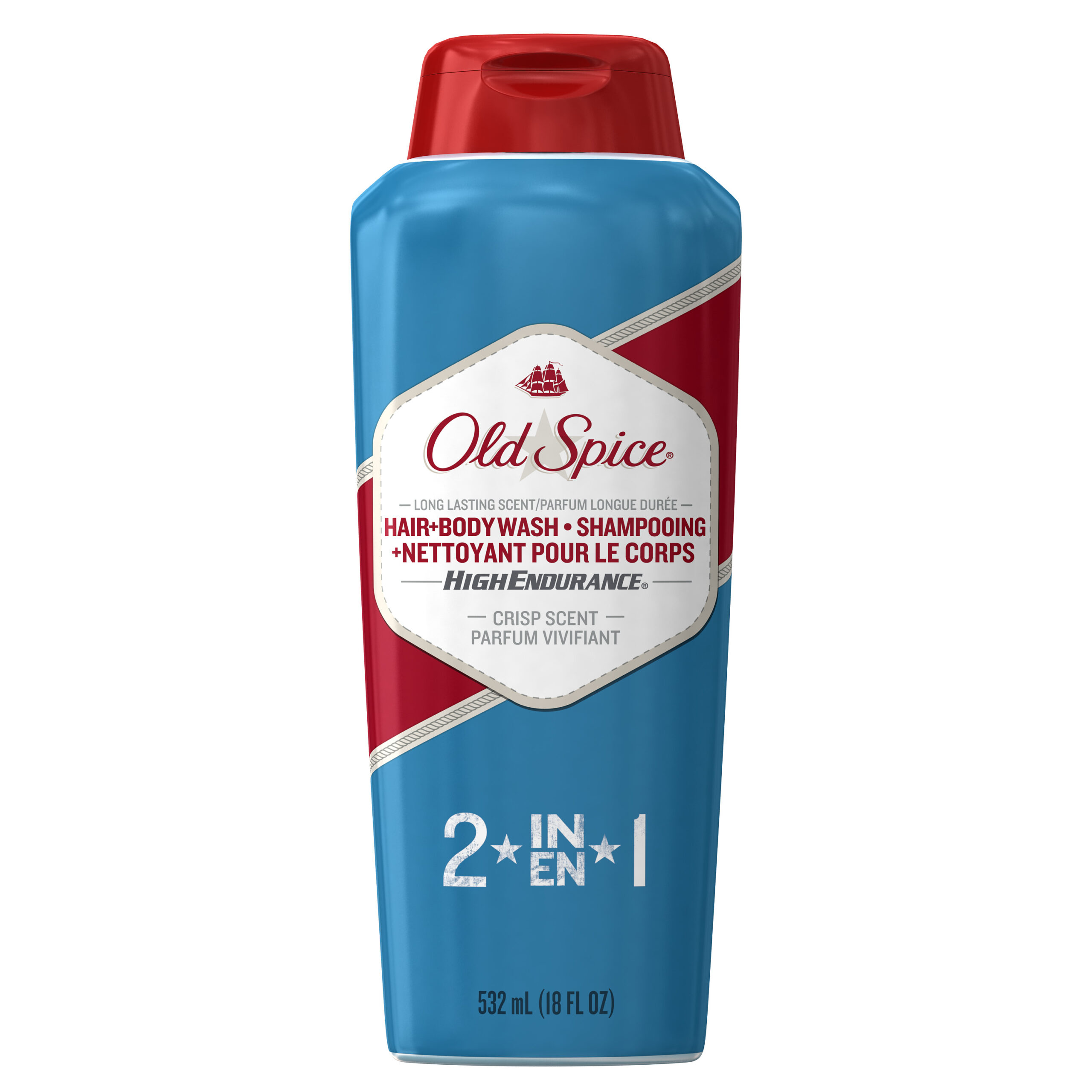 Old Spice Old Spice H E Bdy Wsh Shampoo 532.0 Ml