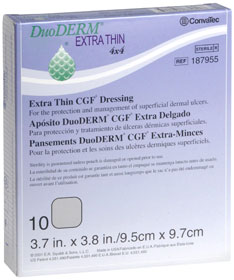 Duoderm Extra Thin Cgf Dressing, Sterile Wound Care