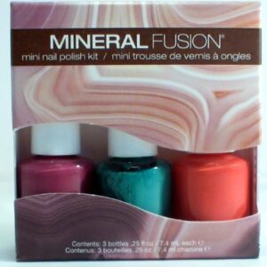Radiant Orchid Mineral Fusion 3 Bottles .25 Fl Oz Kit Cosmetics