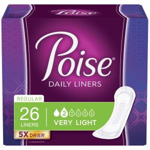 Poise Liners, Very Light Absorbency Regular Length – 26.0 Ea Home Health Care