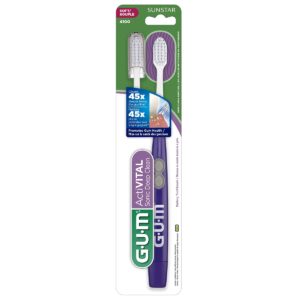 Gum Deep Clean Sonic Battery Toothbrush Oral Hygiene