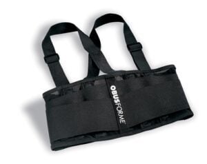 Back Belt-unisex Medium/large Black Obusforme