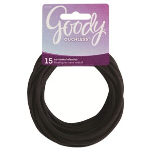 Goody Ouchless Elastic – Extra Long – 4mm – 15 Ct Styling Products, Brushes and Tools