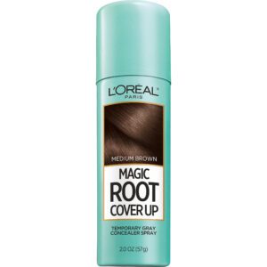 LOreal Paris Magic Root Cover up Gray Concealer Spray, Medium Brown Hair Colour Treatments