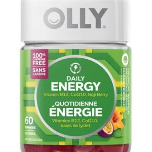 Olly Daily Energy Caffeine Free Tropical Passion Vitamins And Minerals