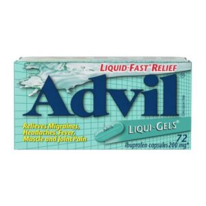 Advil Liqui Gels 72’s Analgesics and Antipyretics