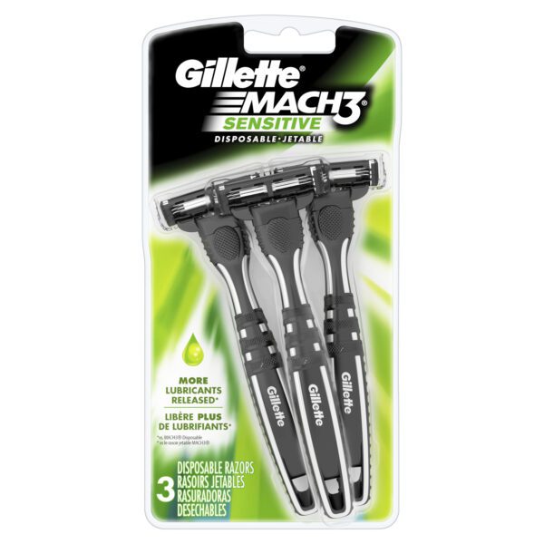 Gillette Mach 3 Razors Shaving Supplies