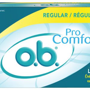 O.b.o.b. Pro-comfort Non-applicator Tampons Regular Absorbancy 18.0 Count Feminine Hygiene