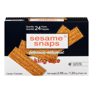 Sesame Snaps – 50 G, Paq./24, Paquet De 24 Food & Snacks