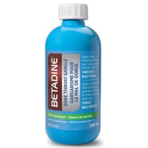 Betadine Betadine Sore Throat Gargle 240ml 240.0 Ml Throat Lozenges and Sprays