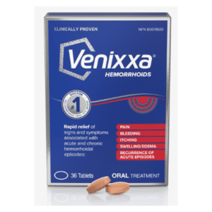 Venixxa Venixxa Hemorrhoids 500mg 36.0 Tab Hemorrhoid Treatment
