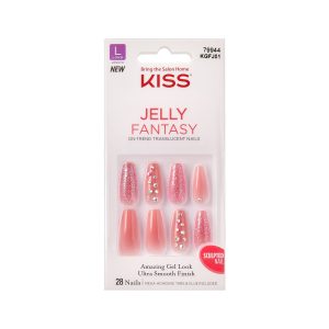 Kiss Gel Fantasy Jelly Nails – Be Jelly Manicure and Pedicure