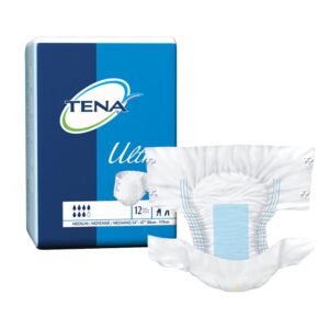67203101 Gray Medium Tena Ultra Adult Heavy-absorbent Incontinence Brief, Incontinence