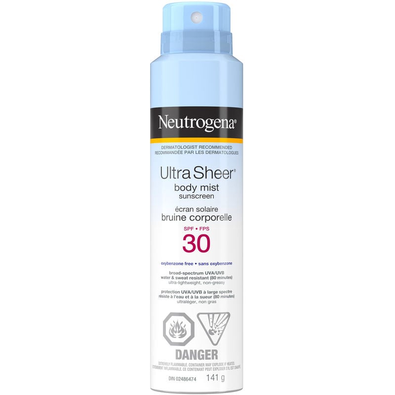 Neutrogena Ultra Sheer Body Mist Sunscreen Spf 30 Ctc Health