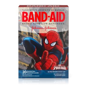 Band-aid Adhesive Bandages For Kids, Marvel Spiderman 20.0 Ea Bandages and Dressings
