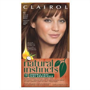 Clairol Natural Instincts Semi-permanent Hair Color, Medium Golden Brown Pecan, 5g/18 Hair Colour Treatments