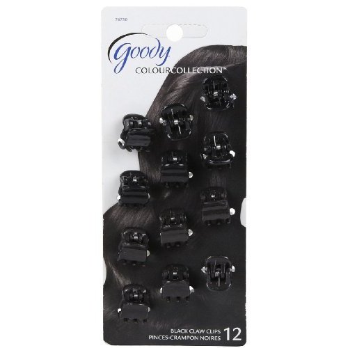 Goody Colour Collection Mini Claw Clips Black