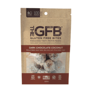 The Gfb Gluten Free Bites Dark Chocolate Coconut Candy