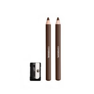 CoverGirl Easy Breezy Brow Fill + Define Brow Pencil – Rich Brown 505 – Medium Brown Cosmetics