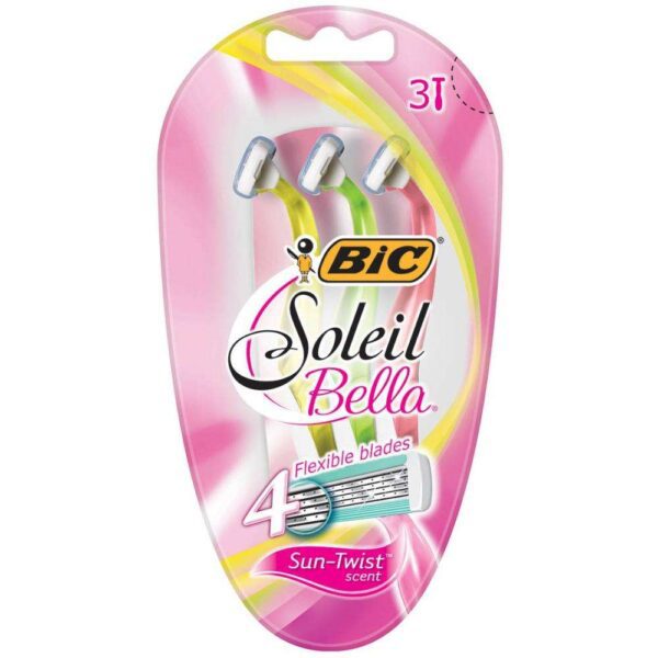 Bic Soleil Bella Razors With Exotic Scented Handles Shaving Supplies
