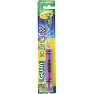 Gum Crayola Kids Timer Light Toothbrush Oral Hygiene
