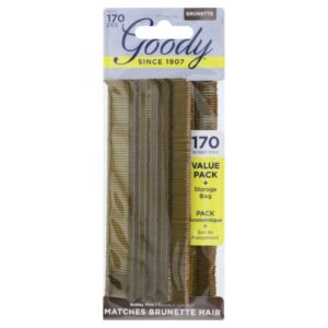 Goody Bobby Pins – Brown – 170ct Hair Accessories