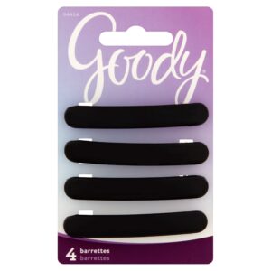 Goody Classics Small Oblong Barrette, Autoclasp, 4 Pcs