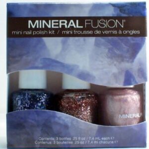 Mineral Fusion Mini Nail Polish Kit, Shimmering Bling Cosmetics