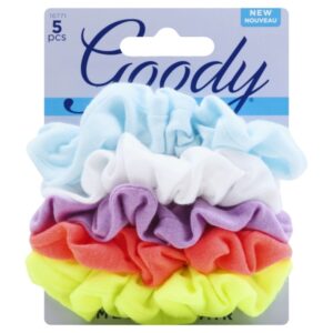 Goody 5ct Neon Scrunchies Hair Accessories