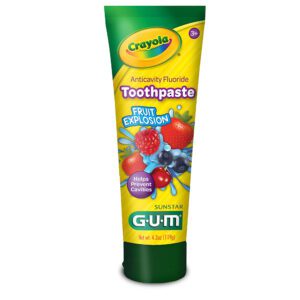 Gum Crayola Toothpaste Anticavity Fluoride Oral Hygiene