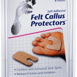 Pedifix Felt Callus Protectors 8 Each Corn and Wart Removers